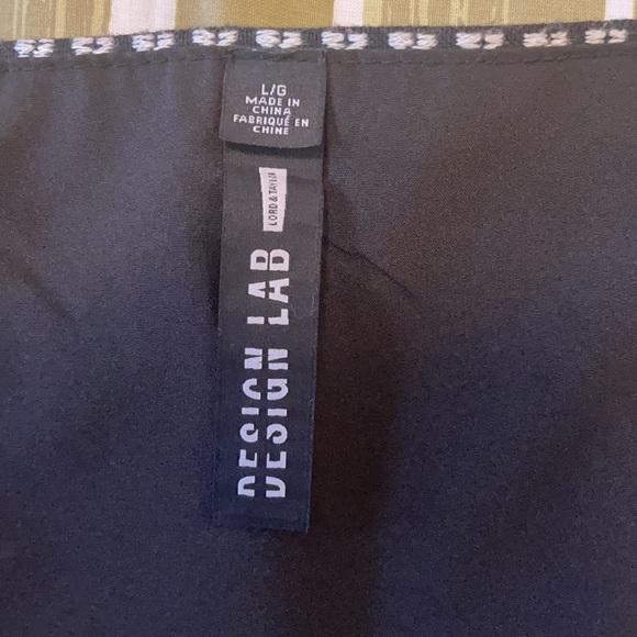 NWT Design Lab Patterned Bandeau Top - Picture 4 of 5